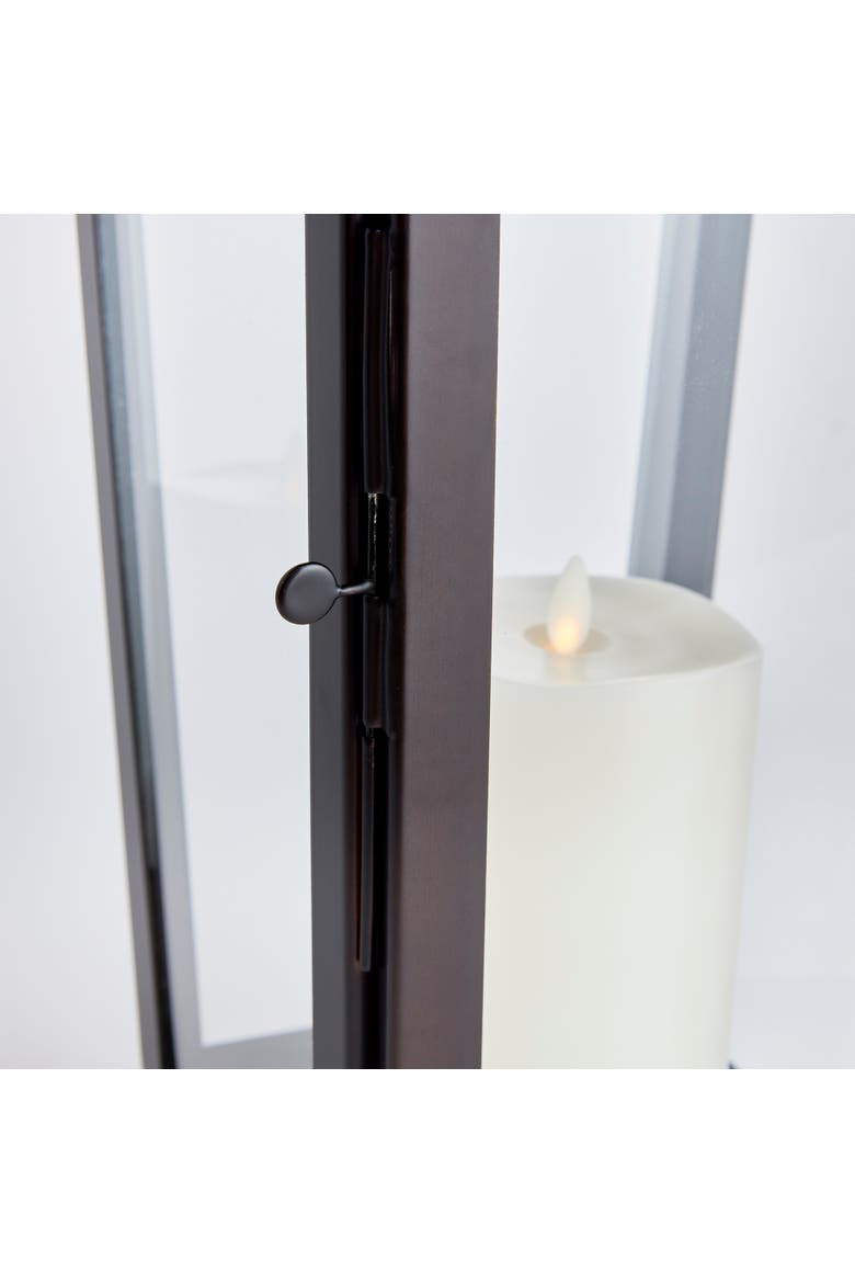 Maurice Outdoor Lantern Candle Holder Medium, Alternate, color, Black