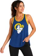 G-III 4HER BY CARL BANKS Women's G-III 4Her by Carl Banks Royal Los Angeles Rams Tater II Racerback Tank Top