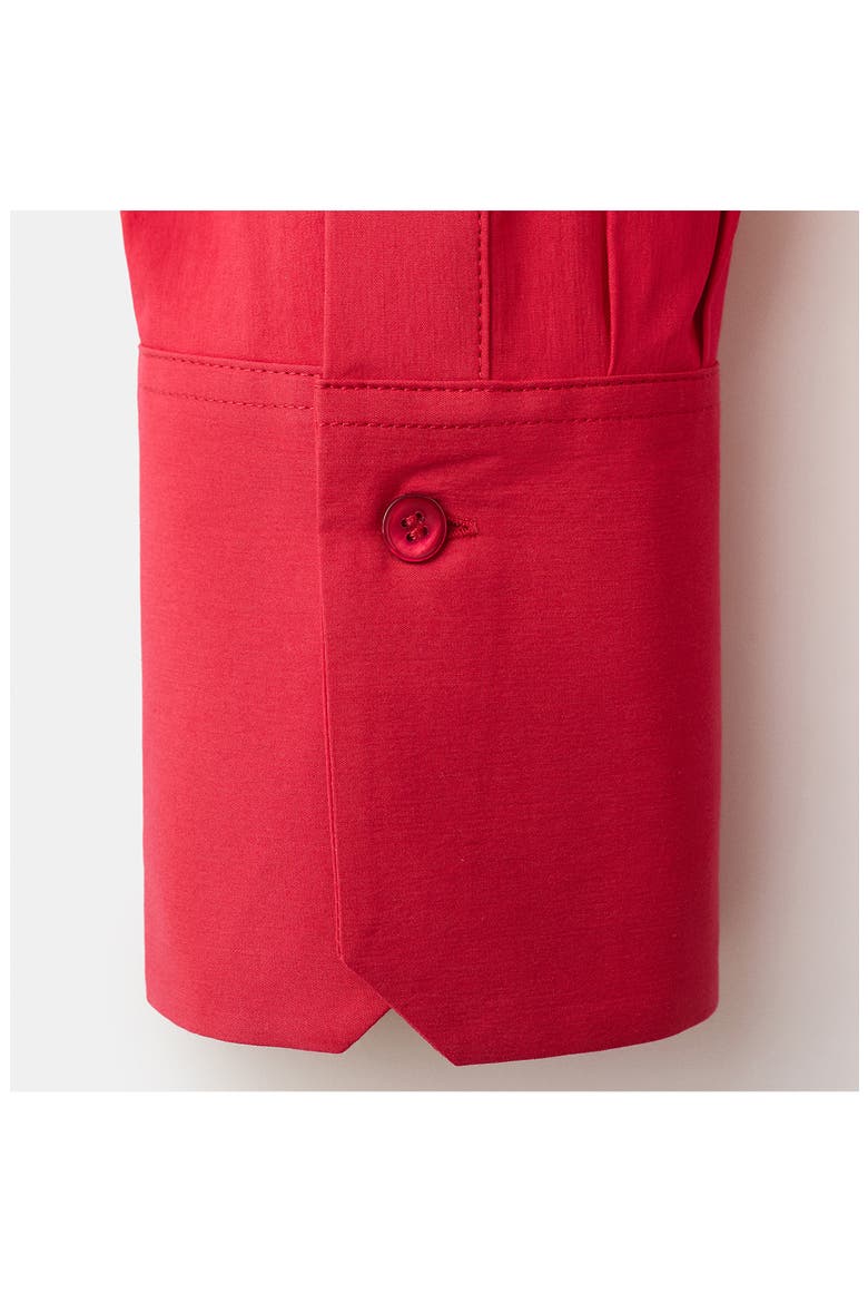 Starring Hailey Bieber Juanes Button-Up Shirt, Alternate, color, RED