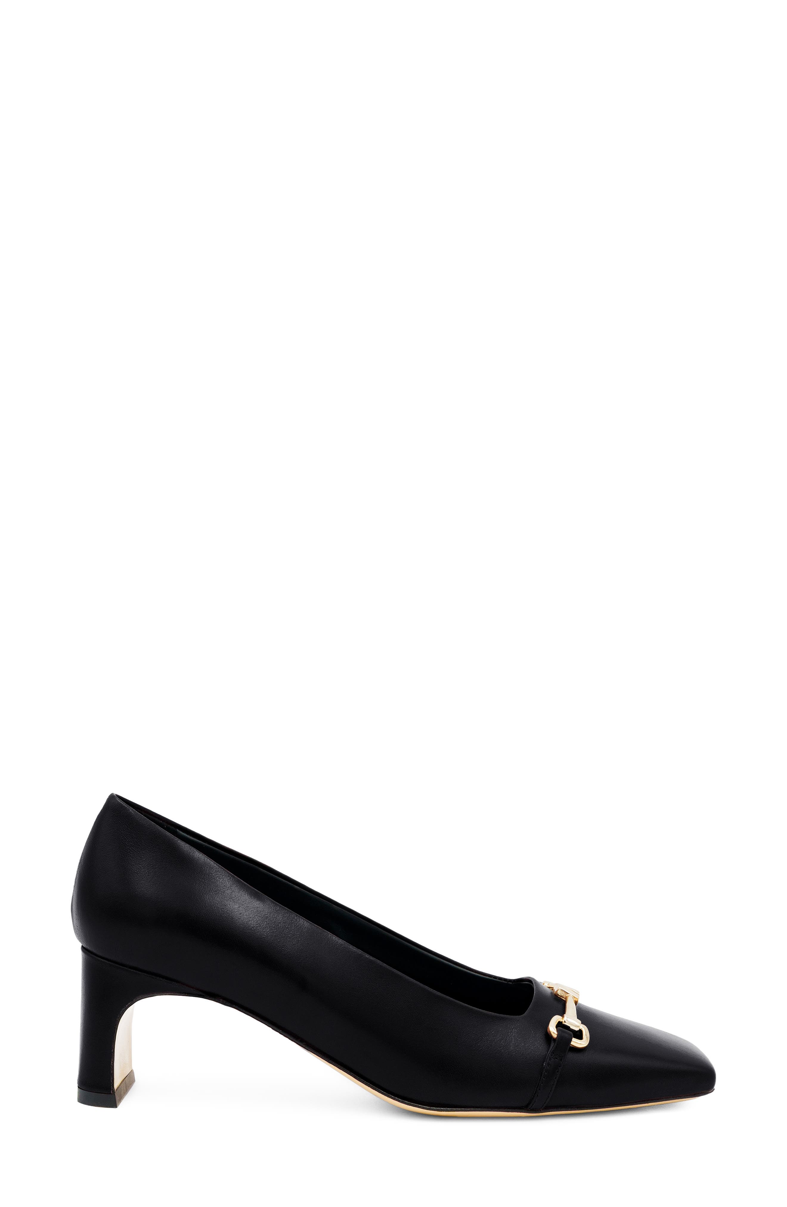 Sesto Leather Pointed Toe Pump, Alternate, color, BLACK