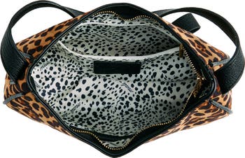 Mali + Lili Marissa Bow Leopard Recycled Vegan Leather