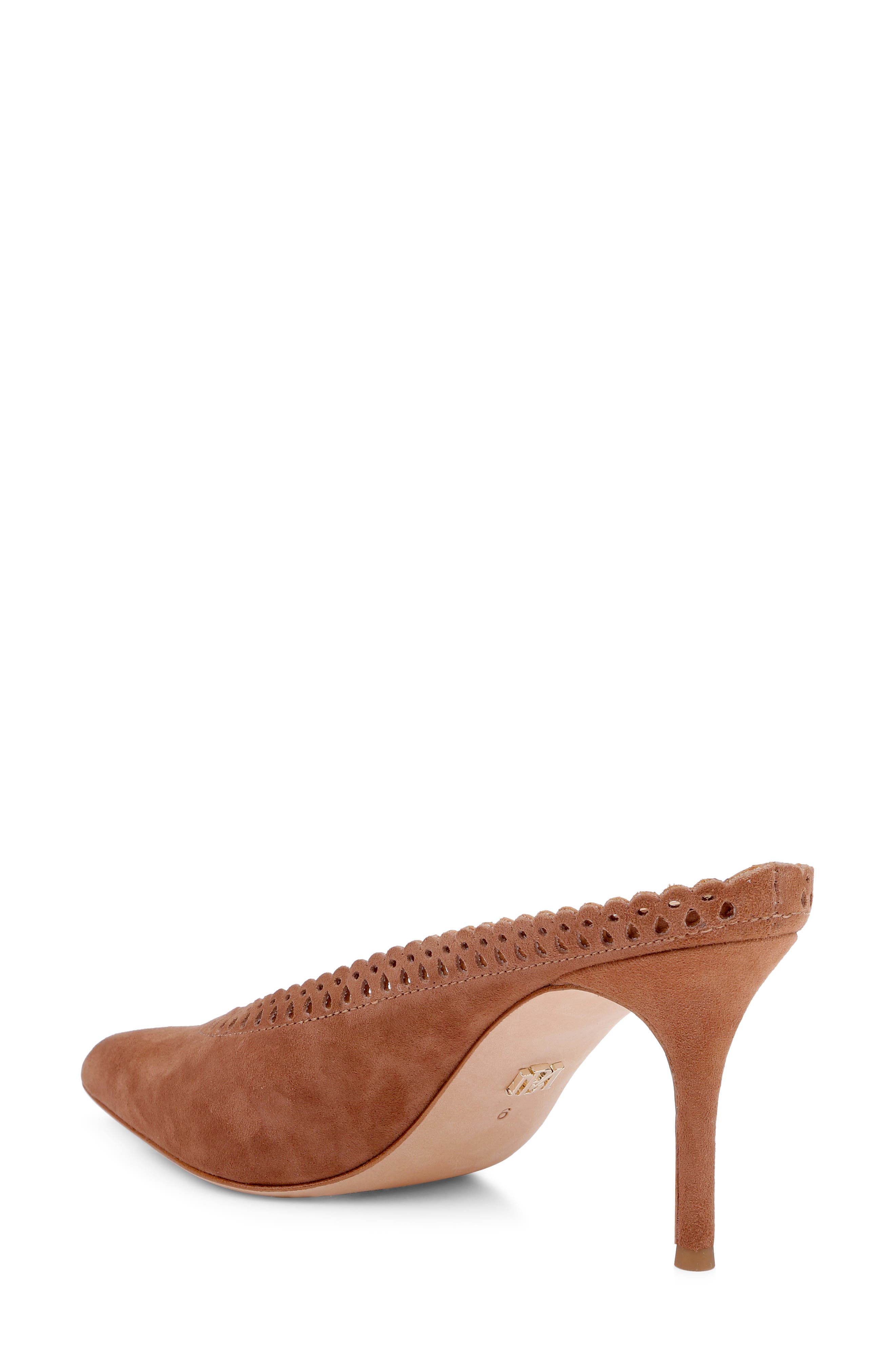 Rylie Scalloped Mule, Alternate, color, COFFEE SUEDE