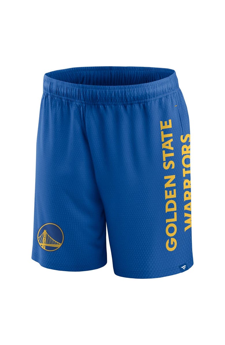 FANATICS Men's Fanatics Branded Royal Golden State Warriors Post Up Mesh Shorts, Alternate, color, Royal