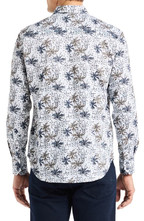 Robert Graham Xavier Cotton Button-up Shirt In Blue