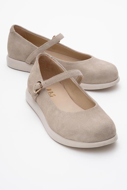 Forever & Always Shoes Anisa Leather Strap Flat