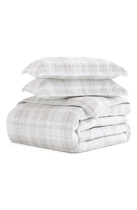 Premium Ultra Soft Thatch Pattern 3-Piece Duvet Cover Set