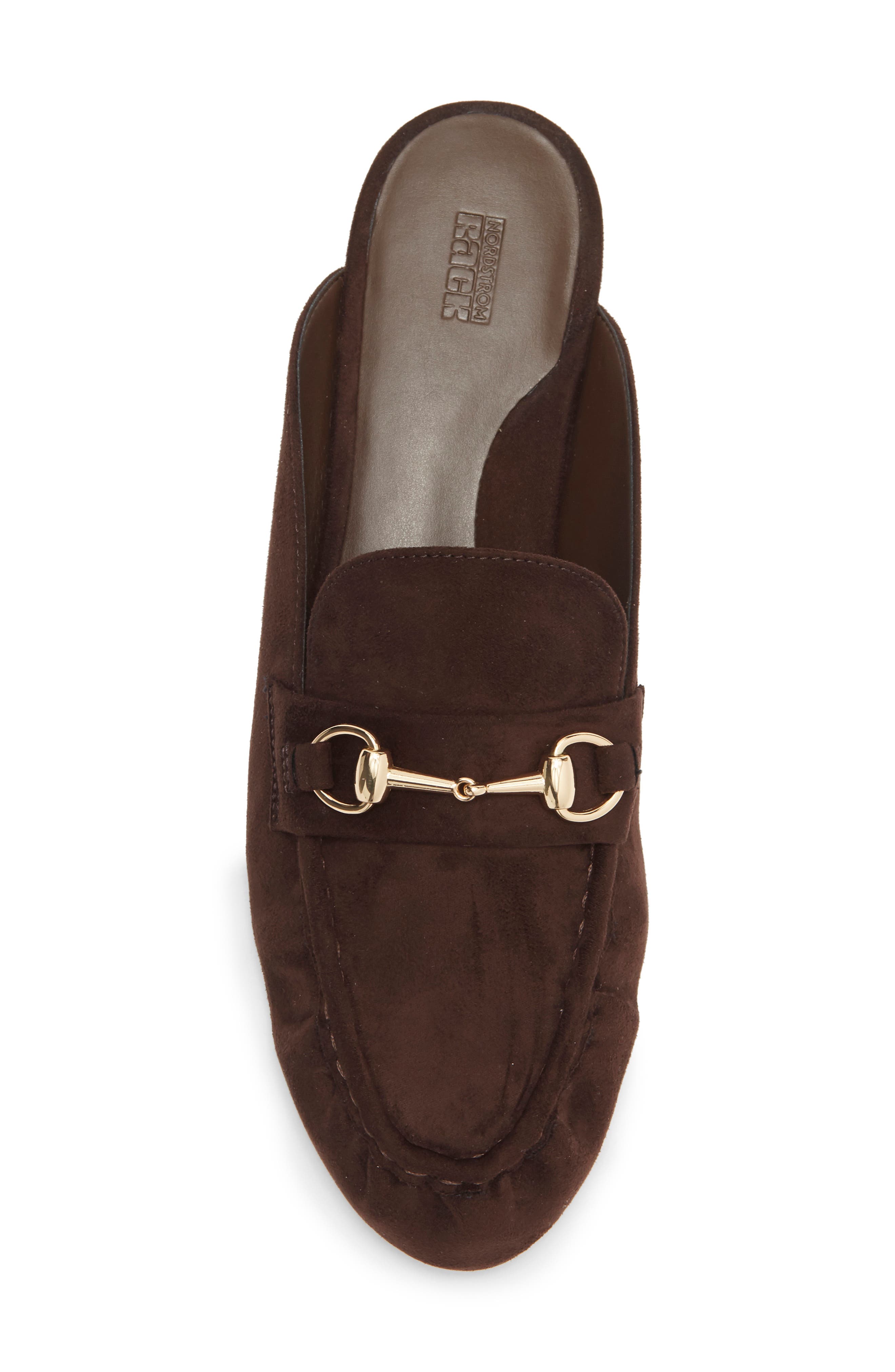 Meena Flat Mule, Alternate, color, BROWN CHOCOLATE