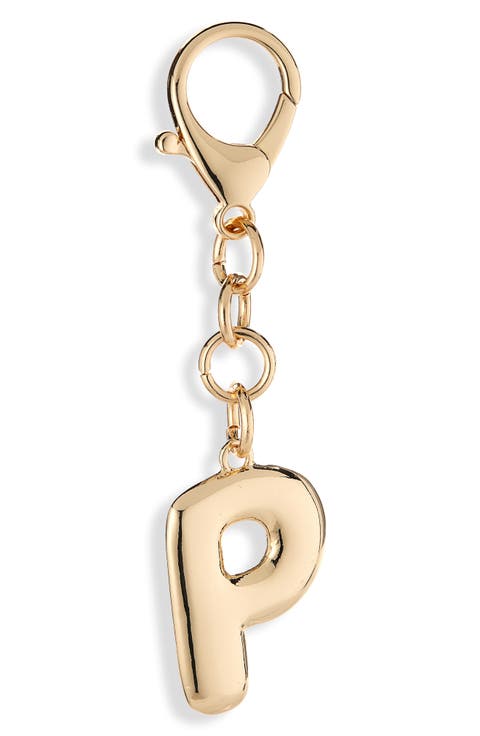 Bubble Initial Bag Charm