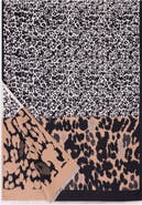 SAACHI Reversible Leopard Print Scarf