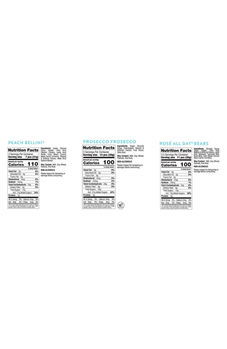 sugarfina Tropical Cocktail 3-Piece Candy Bento Box, Alternate, color,