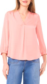Vince Camuto Rumpled Satin Top