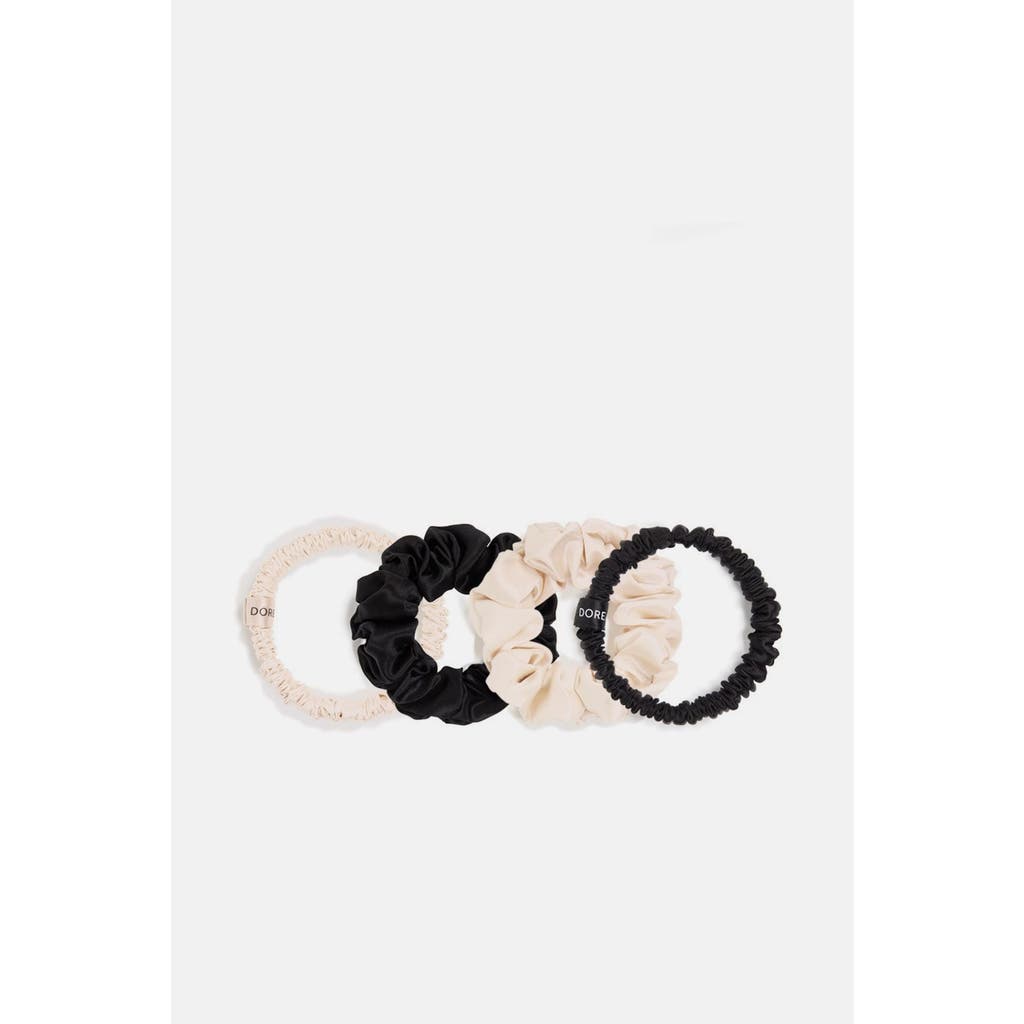 Dore & Rose Scrunchie Set In Black