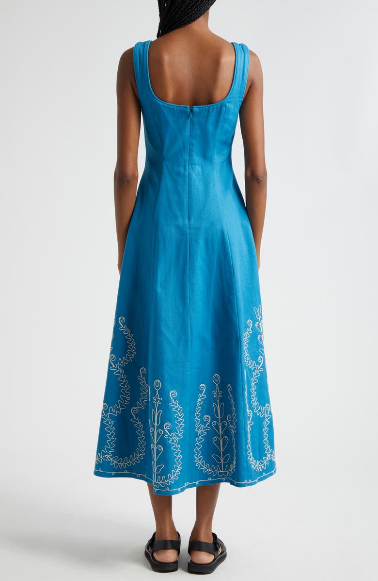 ALEMAIS Donovan Corded Floral Organic Cotton Dress, Alternate, color, 