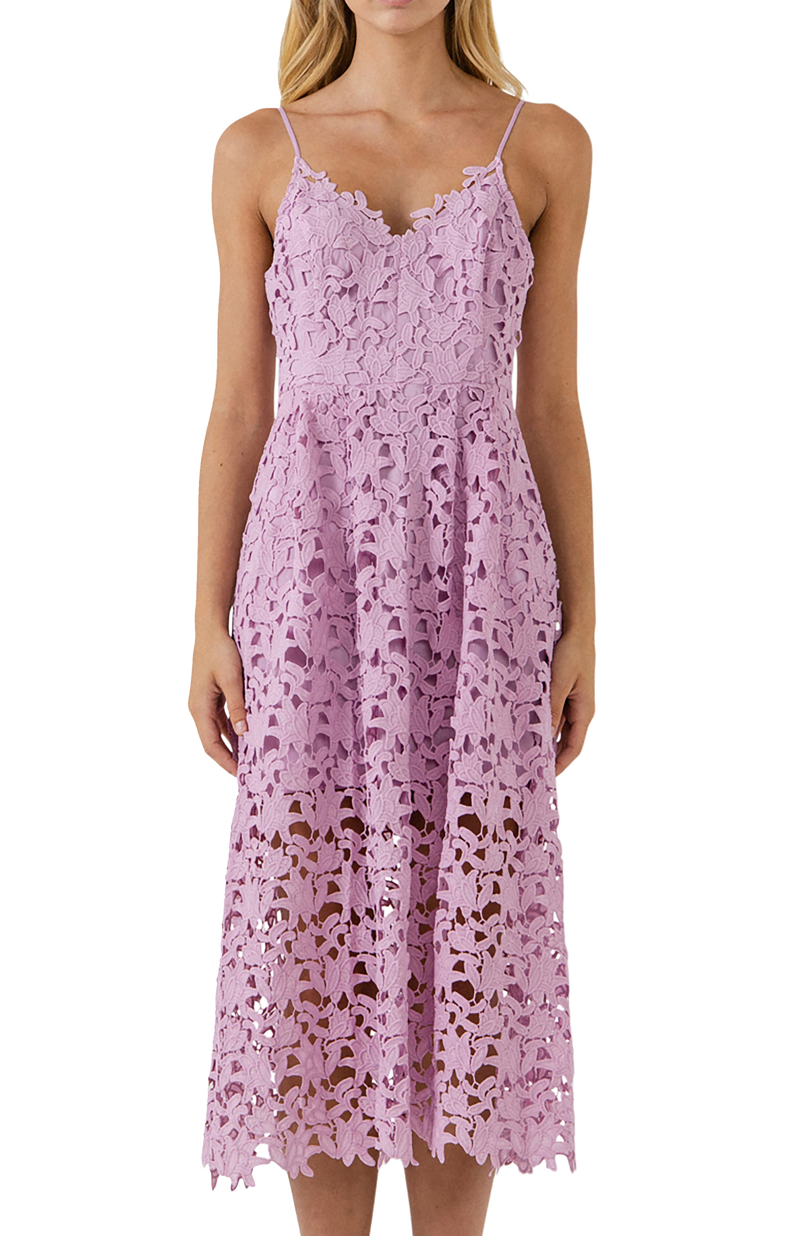 lace spaghetti strap midi dress Juneau Spaghetti Strap Lace Midi Dress Tadashi Shoji Official Online Boutique