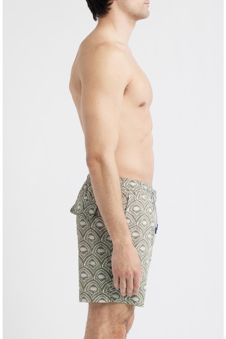 Naples Palm Tropics 6-Inch Swim Trunks, Alternate, color, SEA CLAY