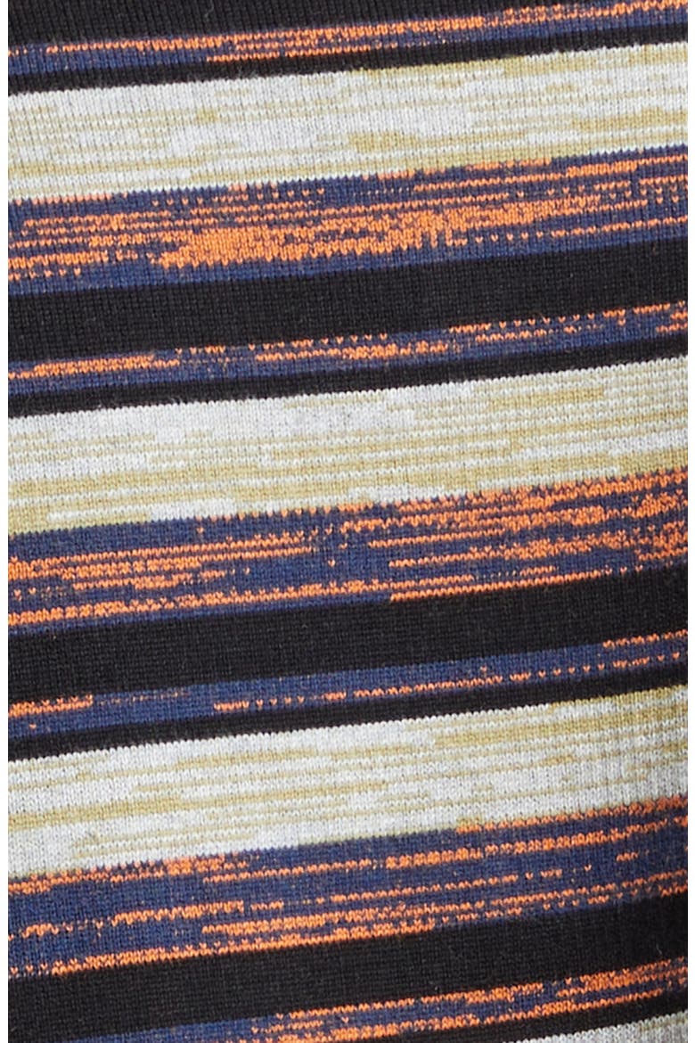 Matt Space Dyed Stripe One of a Kind Shirt Jacket, Alternate, color, BLACK MULTI