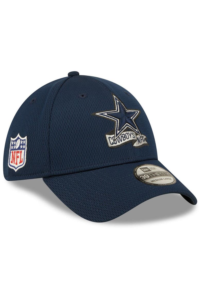 Men's New Era Navy Dallas Cowboys 2022 Sideline 39THIRTY Coaches Flex Hat, Main, color, Navy