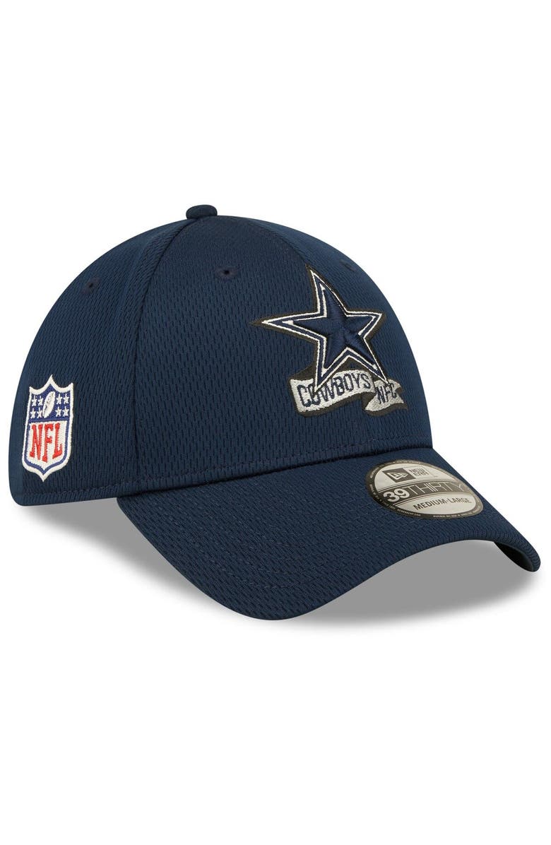 New Era Men's New Era Navy Dallas Cowboys 2022 Sideline 39THIRTY Coaches Flex Hat, Main, color, Navy