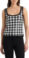 Lauren Ralph Lauren Houndstooth Sequin Top