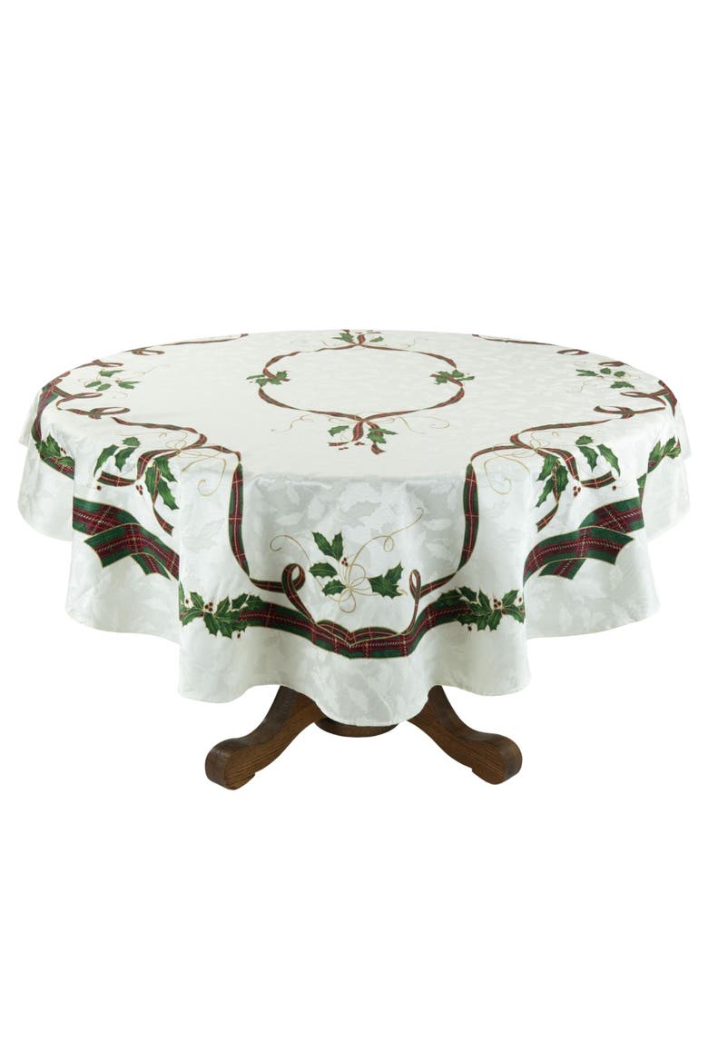 Holiday Nouveau Tablecloth, Main, color, Multicolor