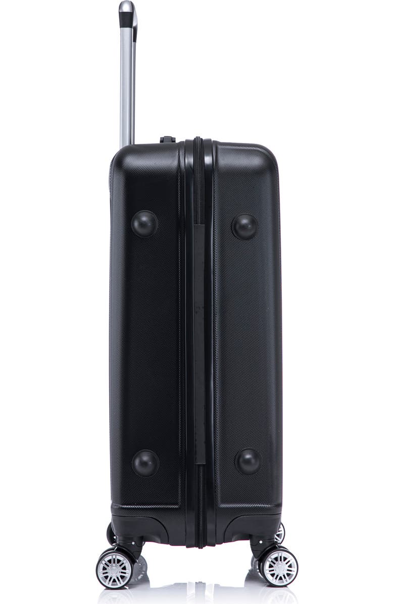 TUCCI Lustria Hardshell 3-Piece Spinner Luggage Set, Alternate, color, Black