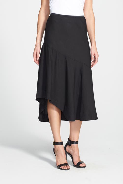 Nic + Zoe 'the Long Engagement' Midi Skirt In Black