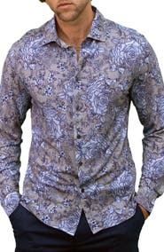 Lords of Harlech Sherlock Tailored Merino Wool Shirt