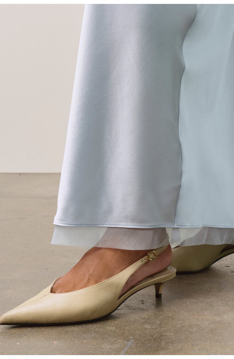 NAKED CASHMERE ADERYN SILK SKIRT, Alternate, color, Cloud