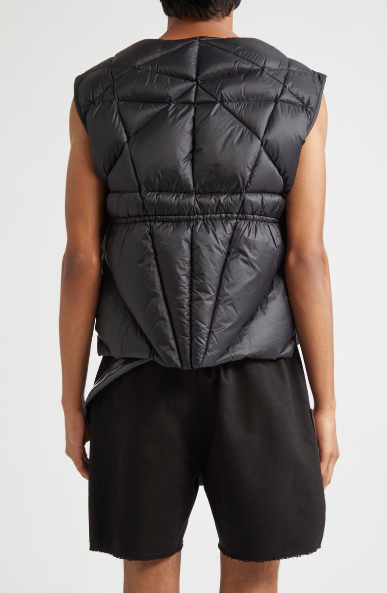 Rick Owens Quilted Down Puffer Vest, Alternate, color,