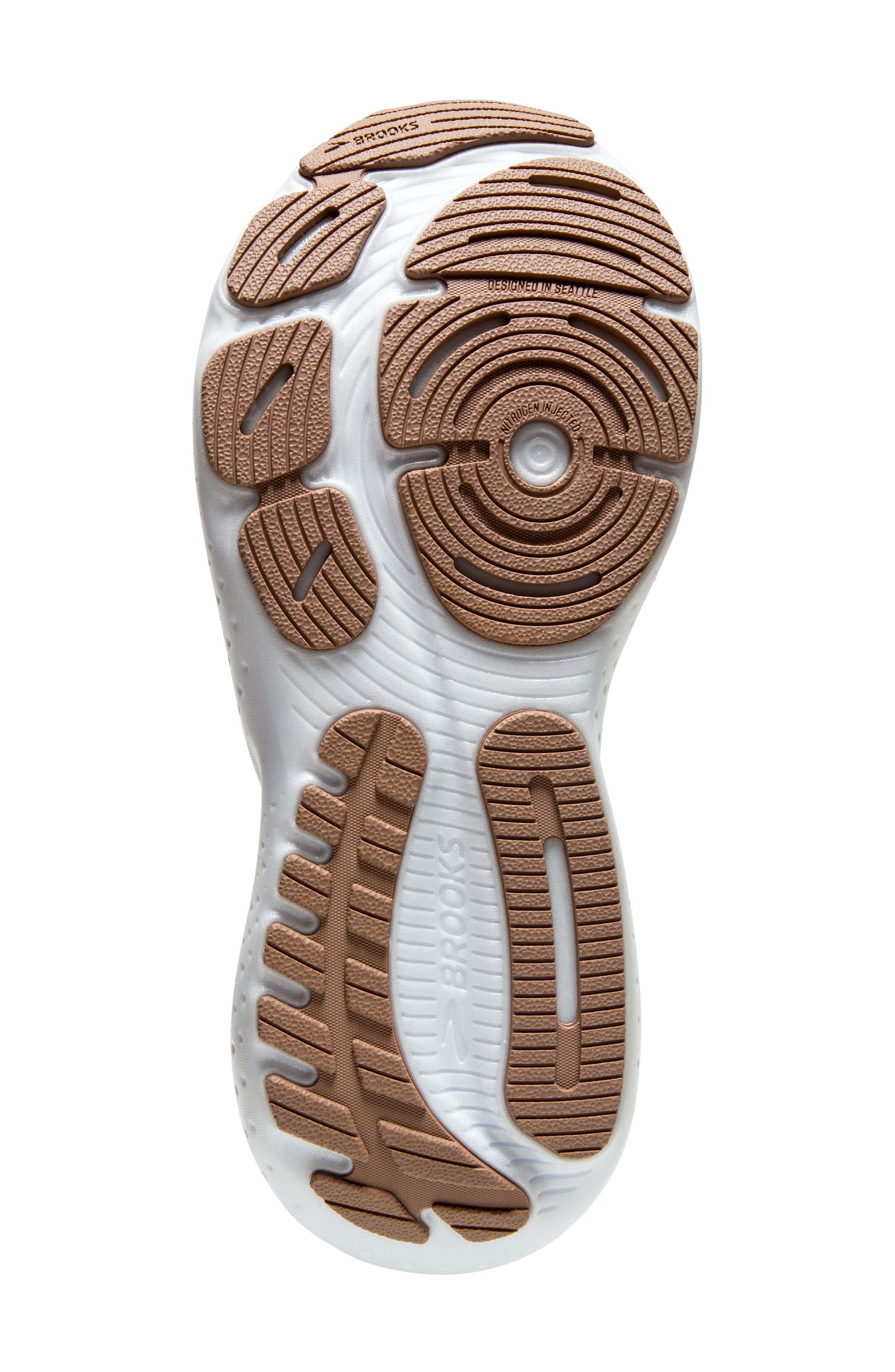 Brooks Glycerin StealthFit 21 Running Shoe, Alternate, color, White/Grey/Black