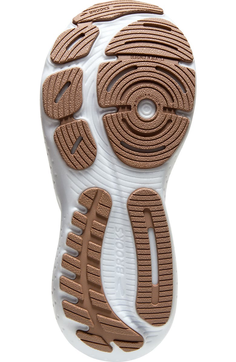 Brooks Glycerin StealthFit 21 Running Shoe, Alternate, color, White/Grey/Black