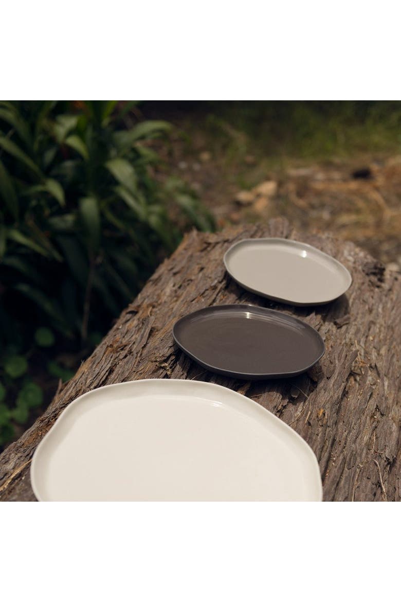 Tam Stoneware Flat Side Plate - Set of 4, Alternate, color, Sterling