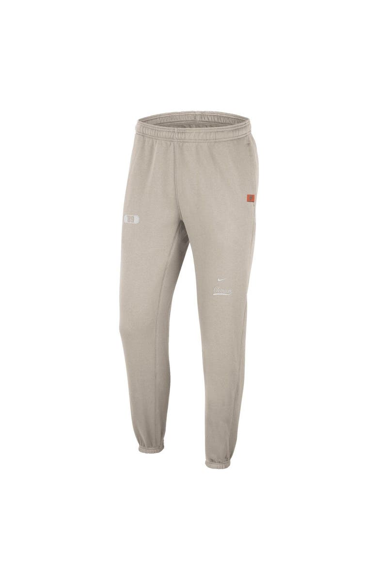 Nike Men's Nike Cream Clemson Tigers Jogger Pants, Alternate, color, 