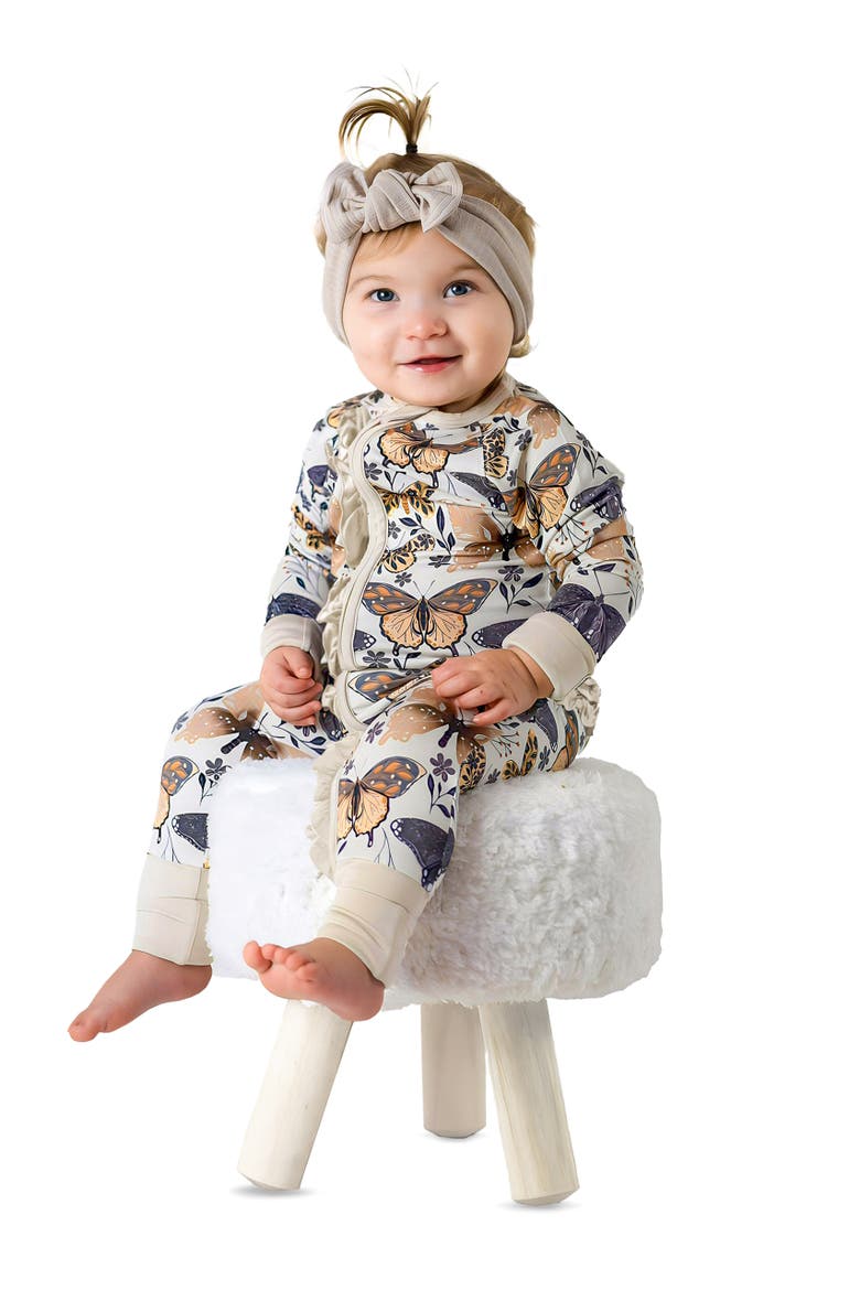 Flutter Ruffle Snoozer, Alternate, color, Beige
