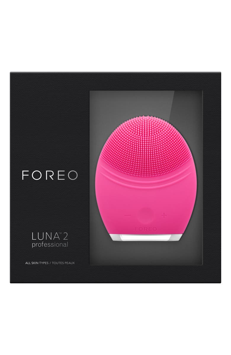FOREO LUNA<sup>™</sup> 2 Pro Facial Cleansing & Anti-Aging Device, Alternate, color, Magenta