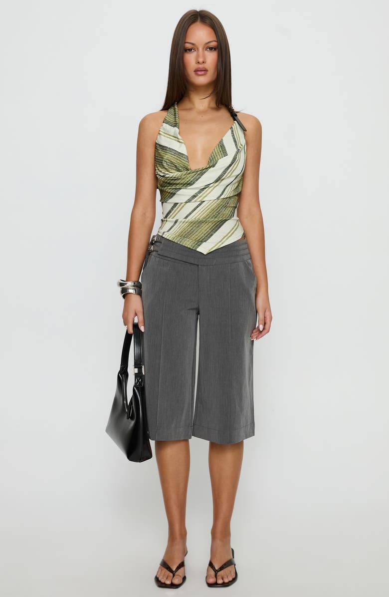 Princess Polly Syrenah Cowl Neck Halter Top, Alternate, color, 