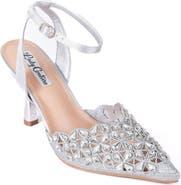 LADY COUTURE Sabrina Pointed Toe Ankle Strap Pump