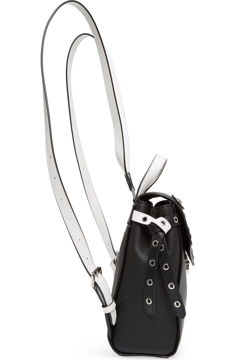 Michael Kors MICHAEL Michael Kors Small Flower Embellished Leather Backpack, Alternate, color,