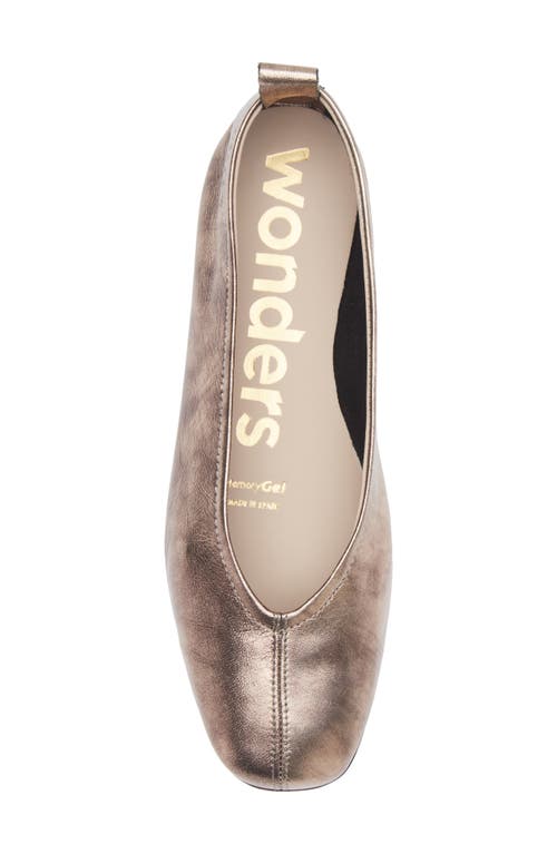 Wonders Ballet Flat In Gray