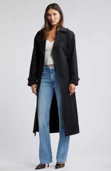 Open Edit Belted Trench Coat