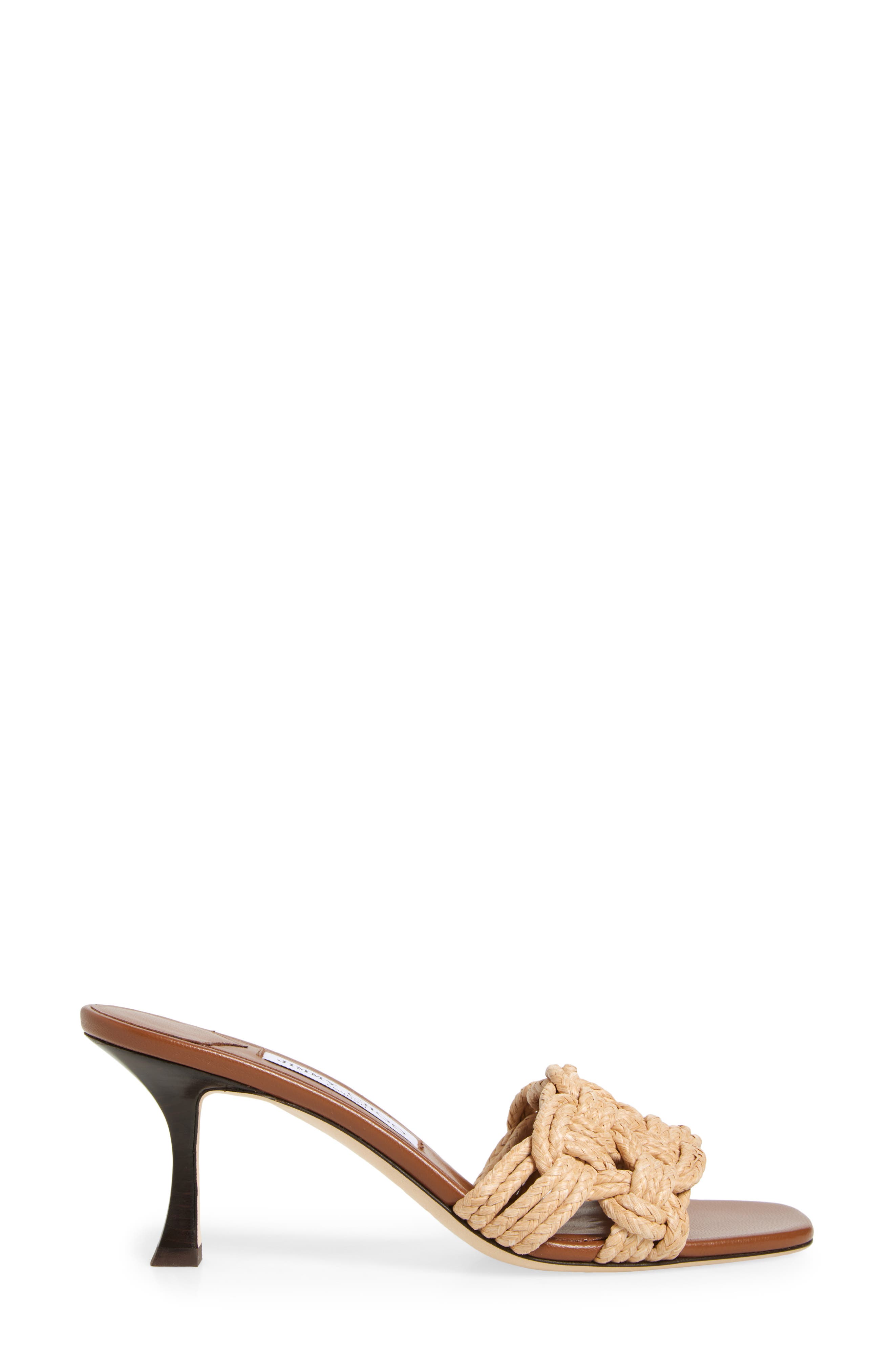 Jimmy Choo Chara Sandal, Alternate, color, Tan/ Natural