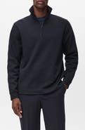 MANGO Thermoregulated Regular Fit Quarter Zip Sweater