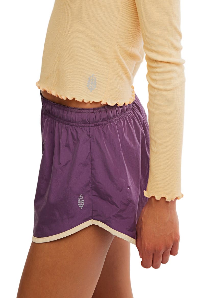 FP Movement Now or Never Run Shorts, Alternate, color, BLACKBERRY