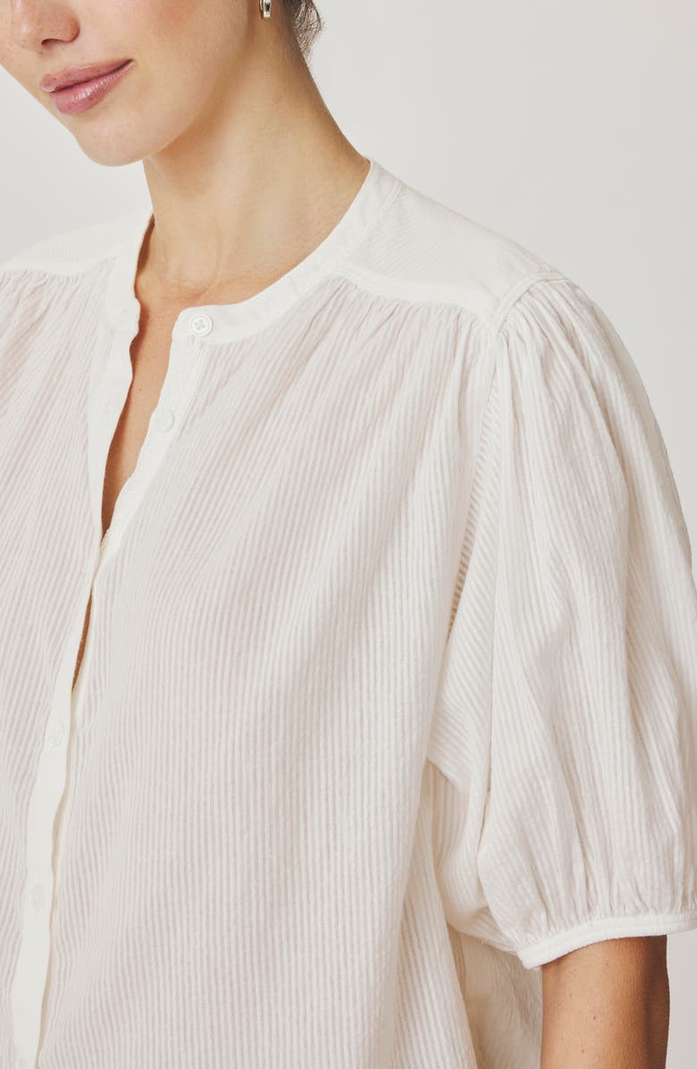 Splendid Madelyn Woven Shirt, Alternate, color, Optic White