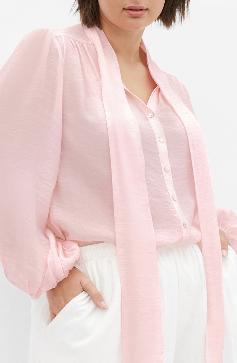 City Chic Arianna Button-Up Shirt, Alternate, color, 