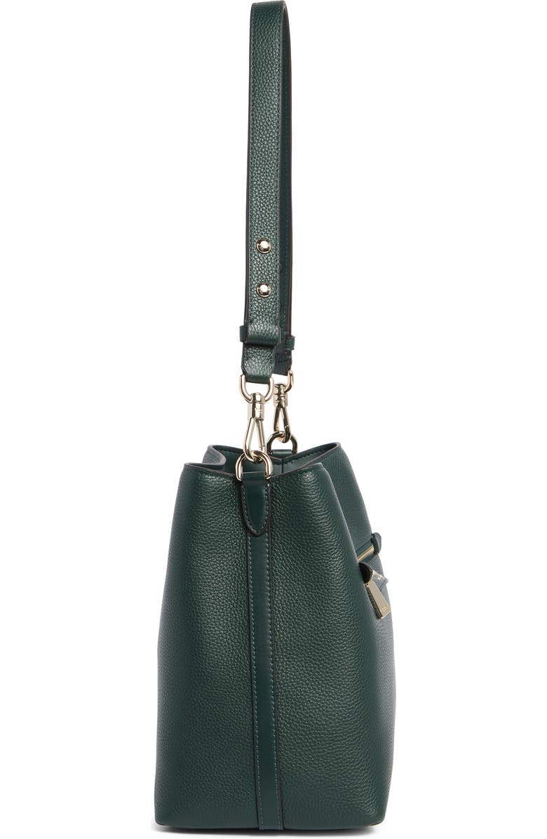 Kate Spade New York hudson pebble leather shoulder bag, Alternate, color, Northern Pine