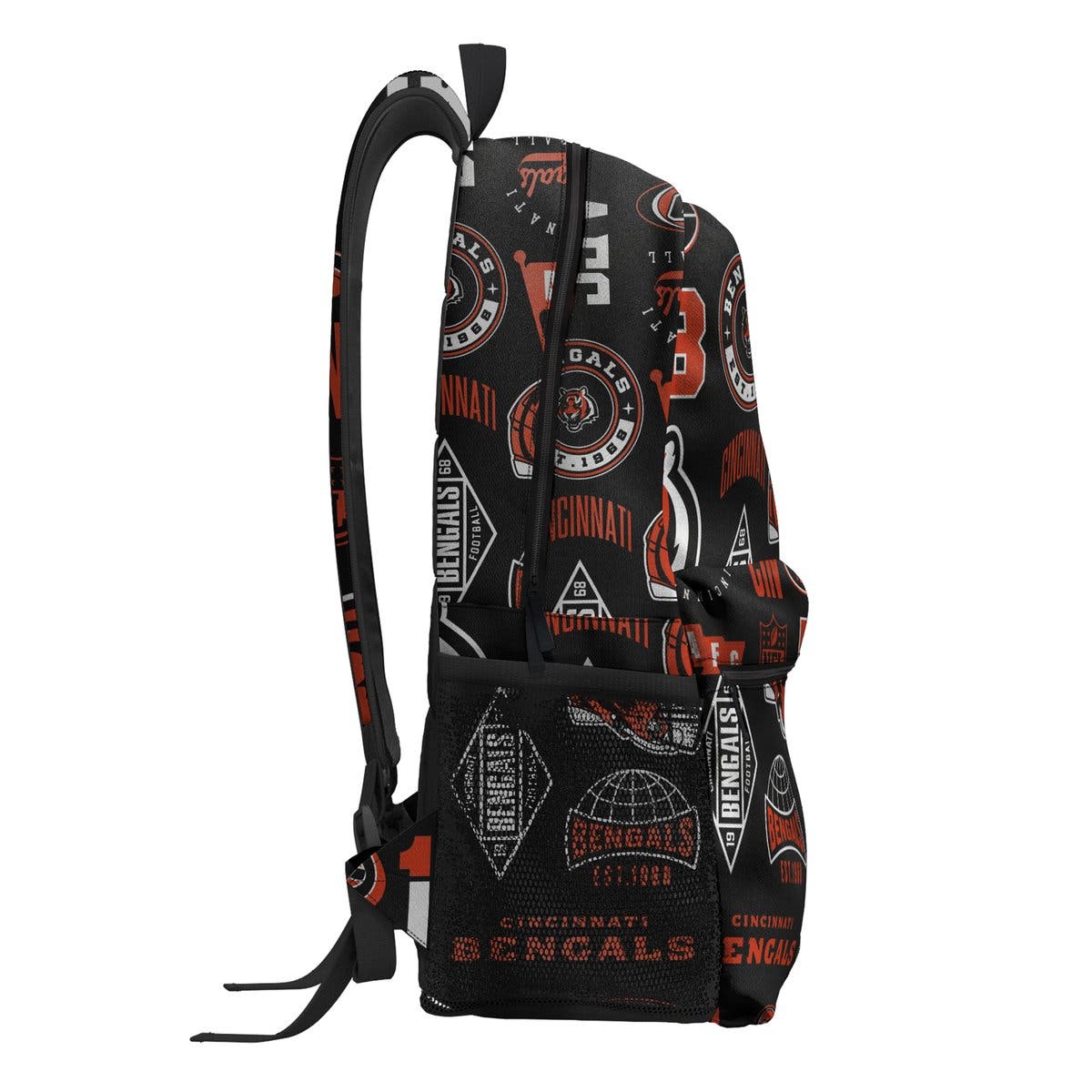 Cincinnati Bengals Backpack and Lunchbox Set, Alternate, color, Black