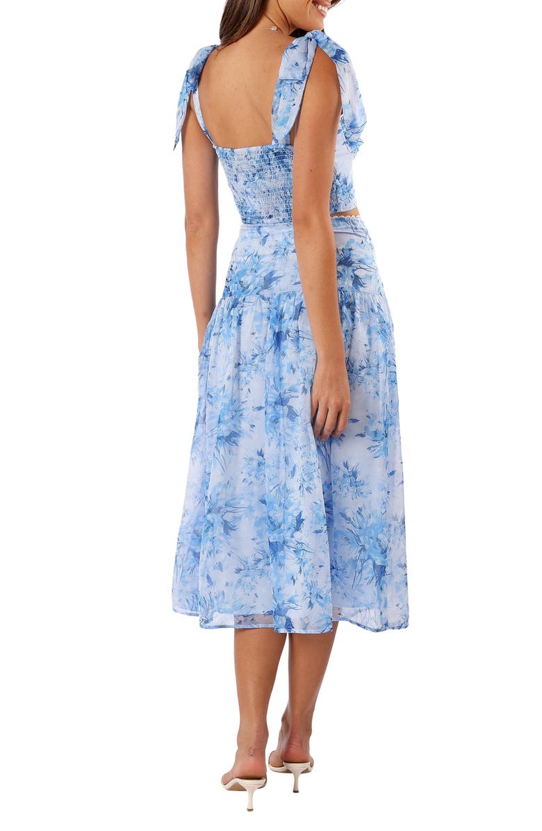 Petal & Pup Elle Floral Print Two-Piece Dress, Alternate, color, 