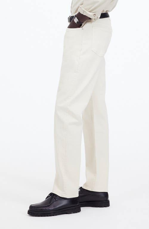 Madewell 1991 Straight Leg Jeans In Ecru Wash