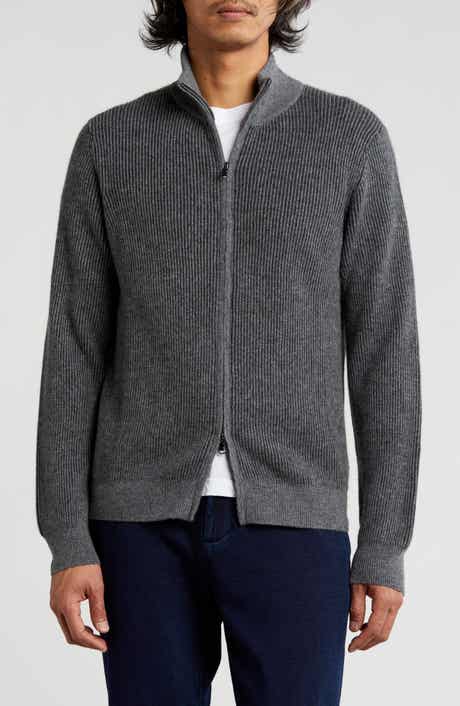 Amicale Rib Cashmere Zip Jacket